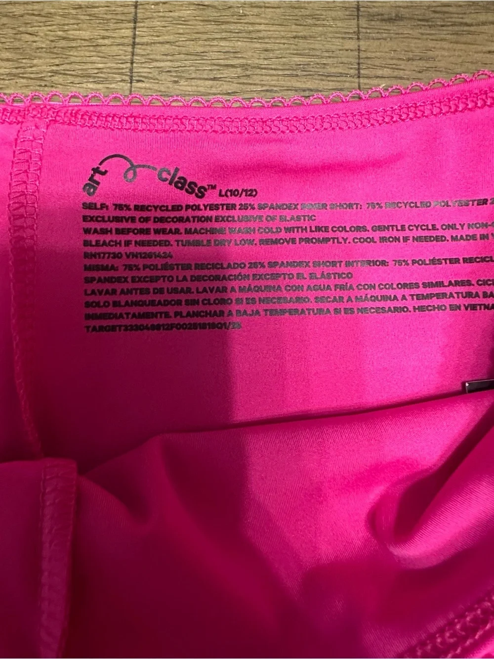 Bright Hot Pink Athletic Skort NWT Girls 10-12